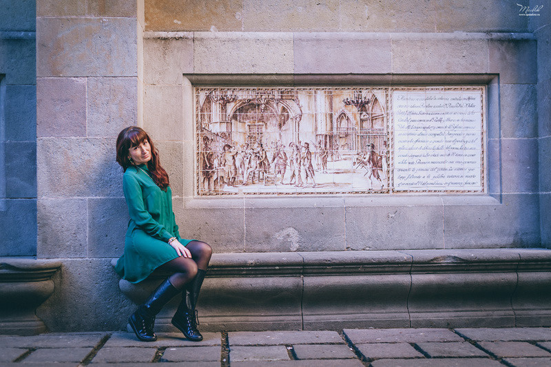 Sesión fotográfica de otoño en Barcelona. Fotógrafo en Barcelona  Maslik Yulia