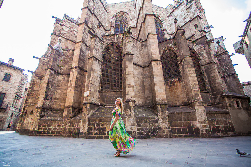 Sesión de fotos de mujeres en Barcelona. Fotógrafo en Barcelona  Maslik Yulia