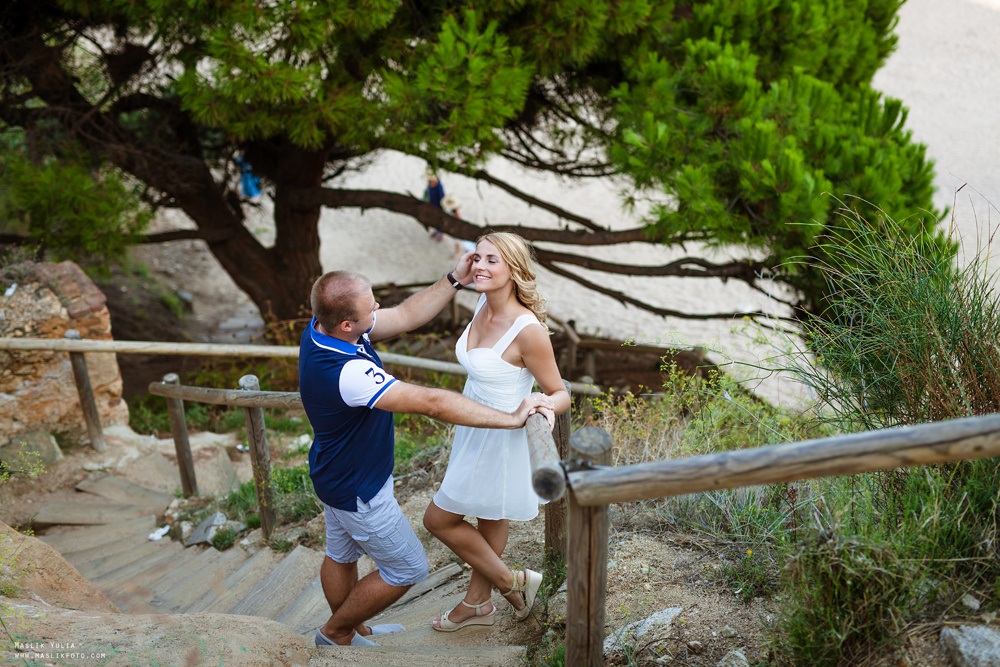 Przyjemna sesja zdjęciowa w Barcelonie. Fotograf w Barcelonie Hiszpanii Maslik Yulia