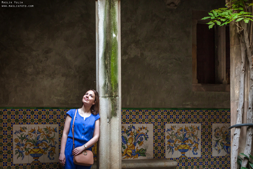 Paseo fotográfico relajado en Barcelona. Fotógrafo en Barcelona  Maslik Yulia