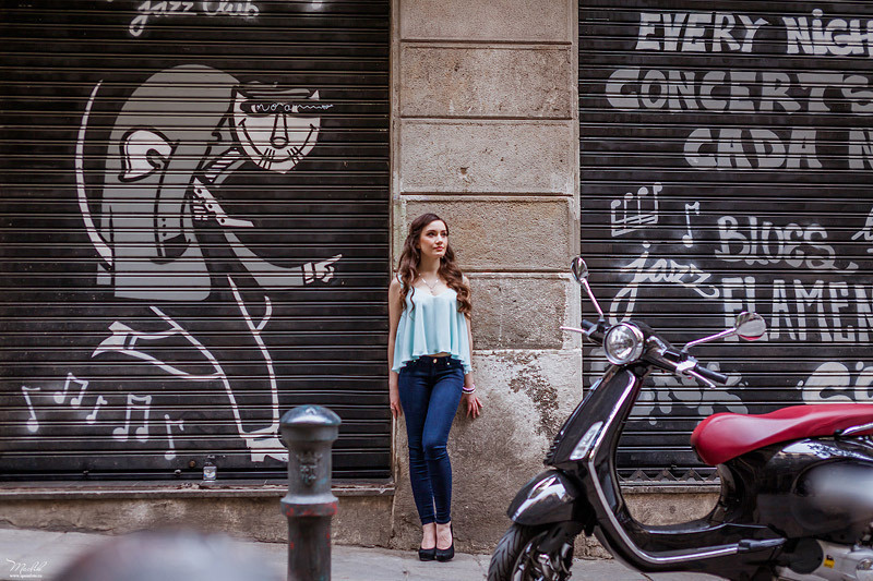 Весенняя фотосессия в Барселоне. Фотограф в Барселоне Испании Маслик Юлия