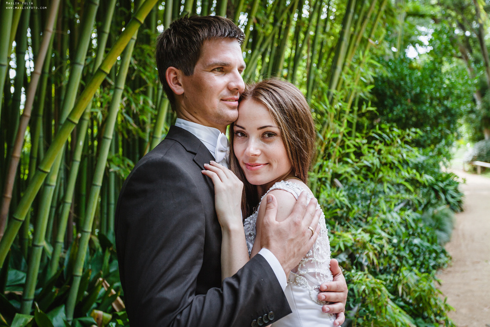 Свадебная фотосессия в Бланес. Фотограф в Барселоне Испании Маслик Юлия