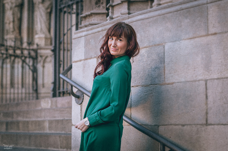 Sesión fotográfica de otoño en Barcelona. Fotógrafo en Barcelona  Maslik Yulia