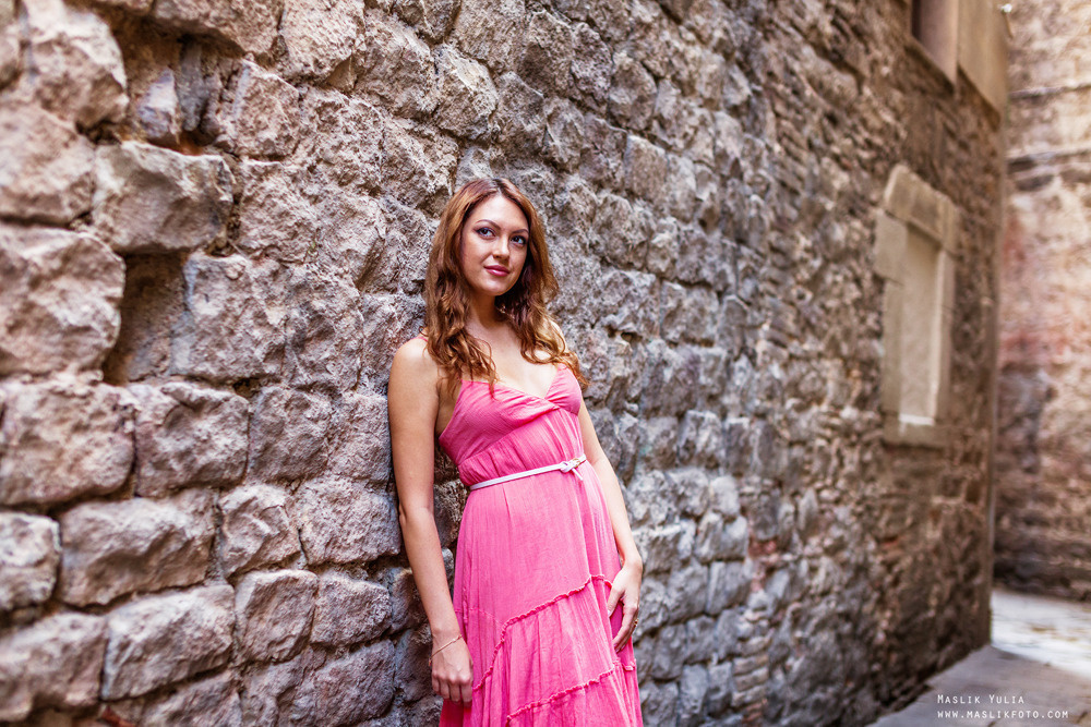 Sesión de fotos individual en Barcelona. Fotógrafo en Barcelona  Maslik Yulia