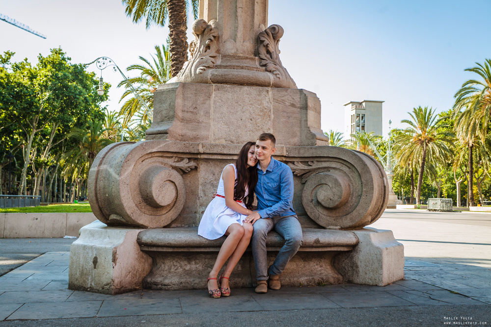 Summer photo shoot in Barcelona. Photographer in Barcelona Spain Maslik Yulia