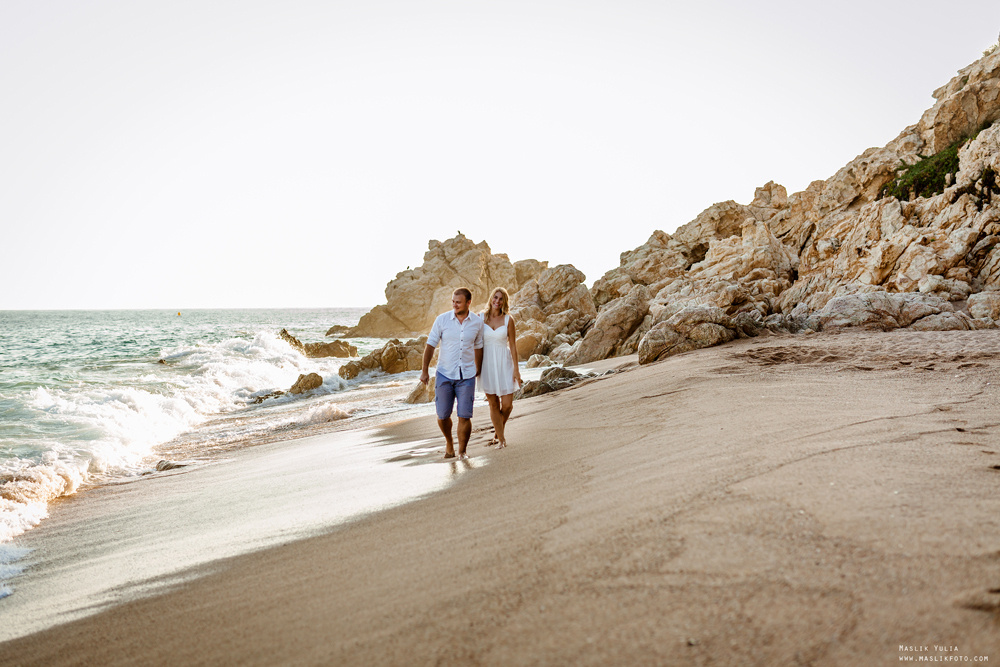 Przyjemna sesja zdjęciowa w Barcelonie. Fotograf w Barcelonie Hiszpanii Maslik Yulia