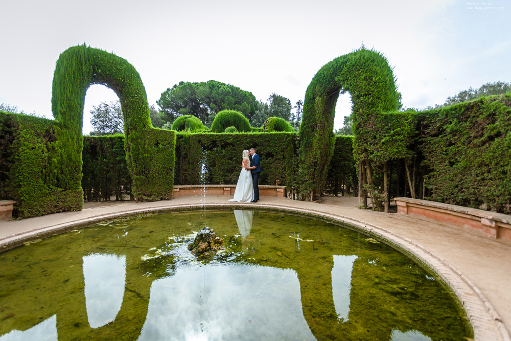 Фотосессия в парке Барселоны. Фотограф в Барселоне Испании Маслик Юлия