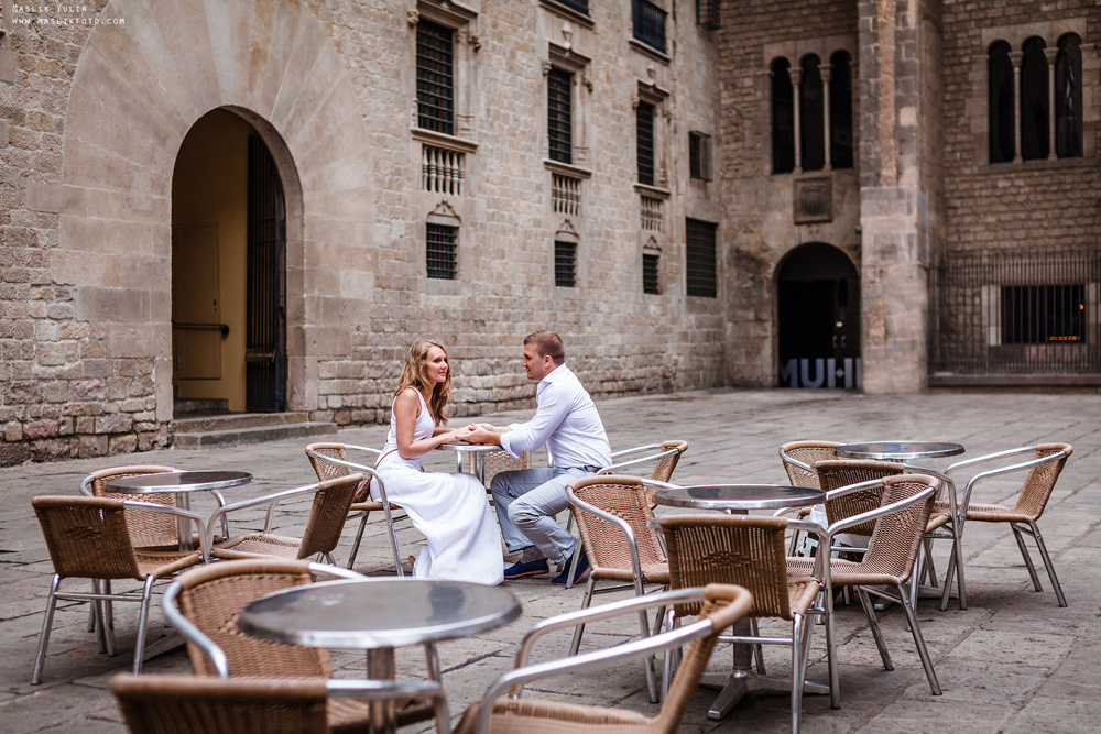 Wieczorna sesja zdjęciowa w Lloret de Mar. Fotograf w Barcelonie Hiszpanii Maslik Yulia
