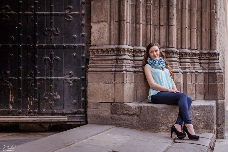 Весенняя фотосессия в Барселоне. Фотограф в Барселоне Испании Маслик Юлия