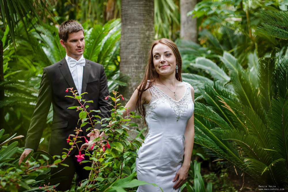 Свадебная фотосессия в Бланес. Фотограф в Барселоне Испании Маслик Юлия