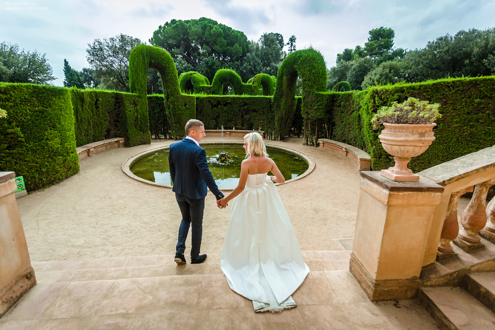 Фотосессия в парке Барселоны. Фотограф в Барселоне Испании Маслик Юлия