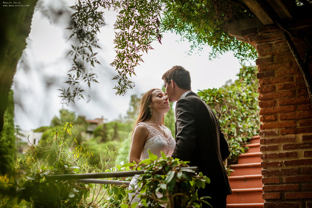 Свадебная фотосессия в Бланес. Фотограф в Барселоне Испании Маслик Юлия