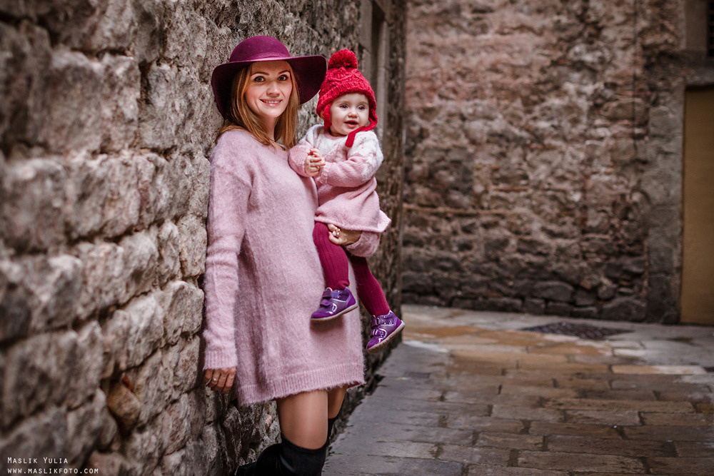 Sesión de fotos de invierno en Barcelona. Fotógrafo en Barcelona  Maslik Yulia
