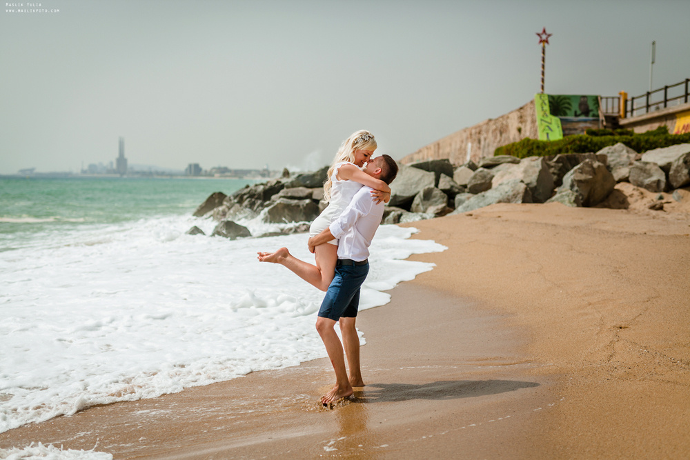 Фотосессия в парке Барселоны. Фотограф в Барселоне Испании Маслик Юлия