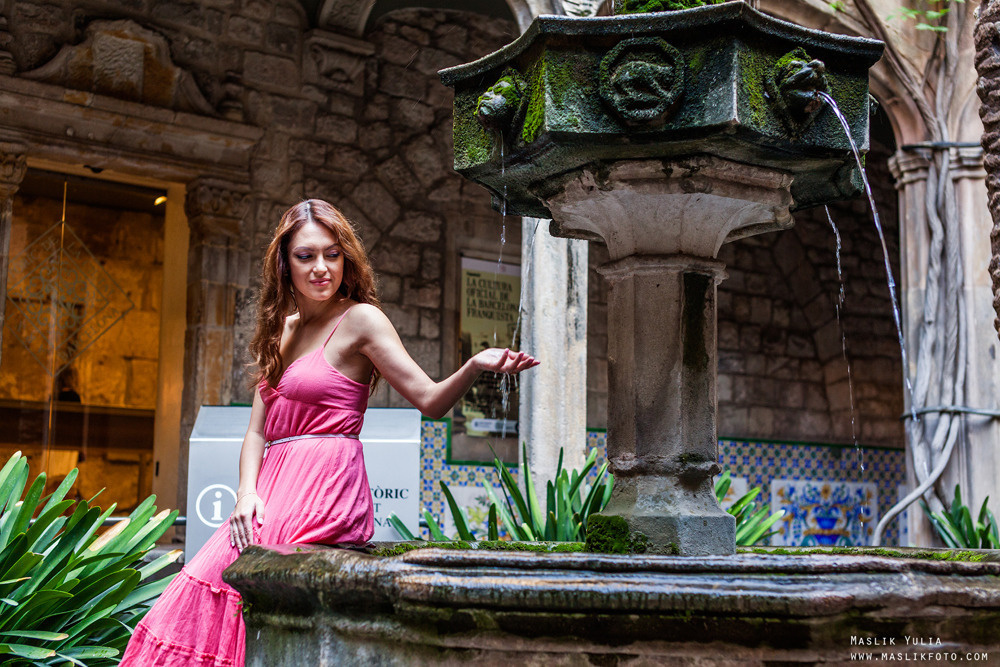 Sesión de fotos individual en Barcelona. Fotógrafo en Barcelona  Maslik Yulia