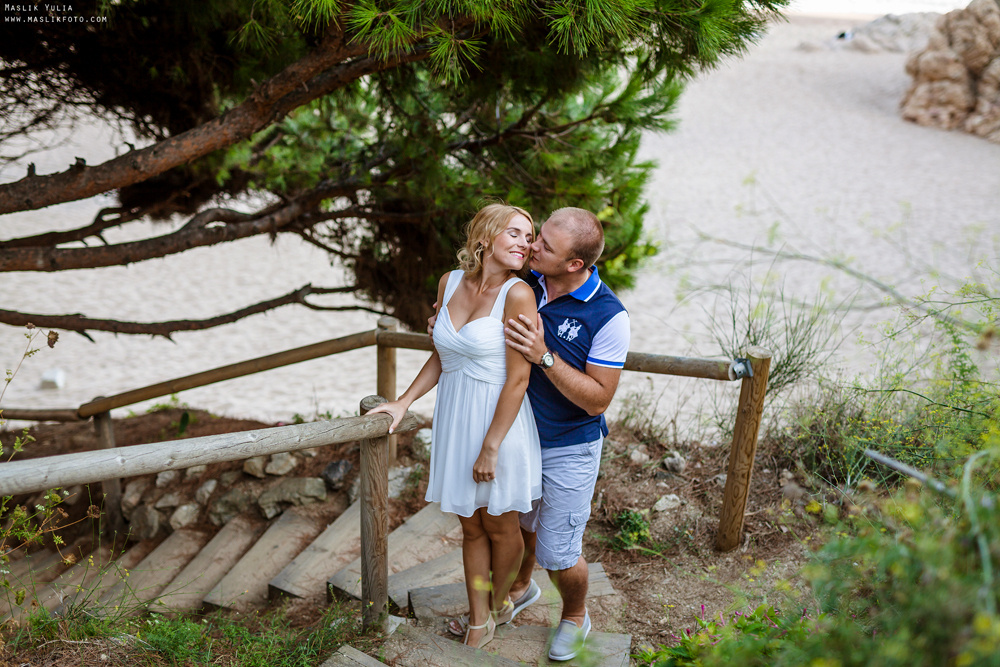 Przyjemna sesja zdjęciowa w Barcelonie. Fotograf w Barcelonie Hiszpanii Maslik Yulia