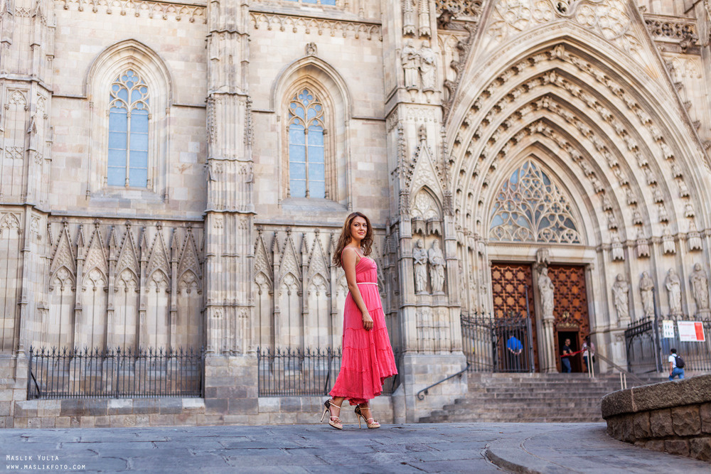 Sesión de fotos individual en Barcelona. Fotógrafo en Barcelona  Maslik Yulia