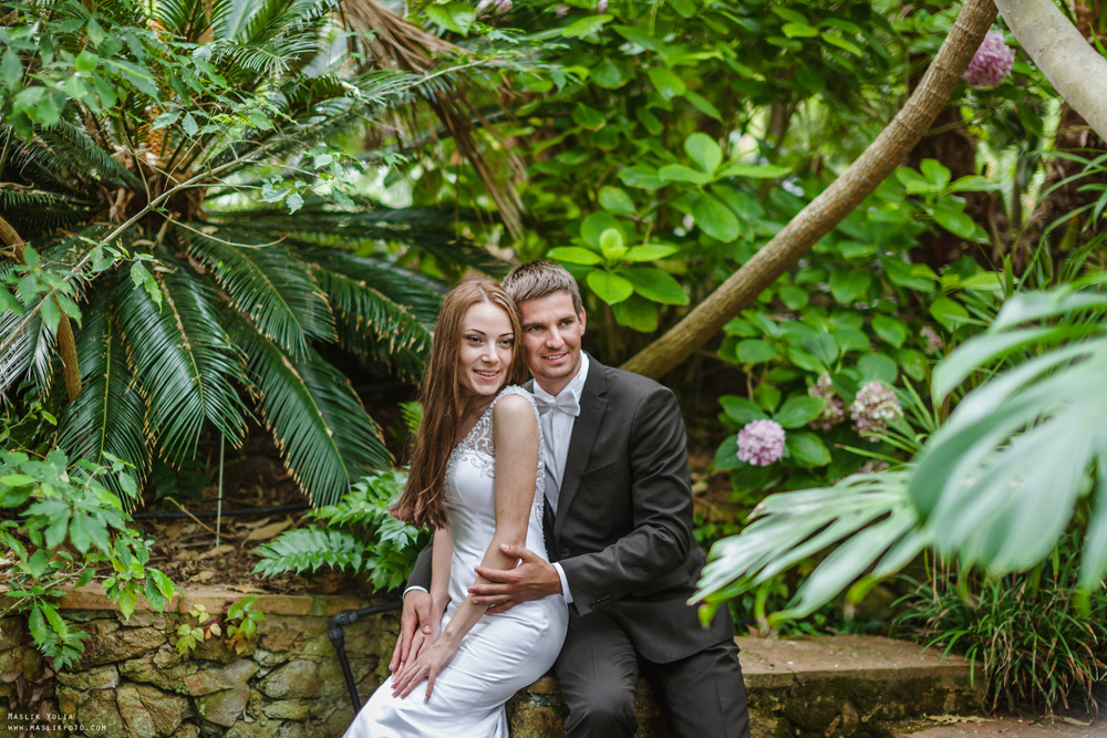 Свадебная фотосессия в Бланес. Фотограф в Барселоне Испании Маслик Юлия