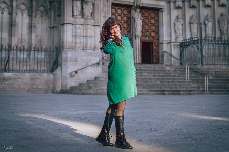 Sesión fotográfica de otoño en Barcelona. Fotógrafo en Barcelona  Maslik Yulia