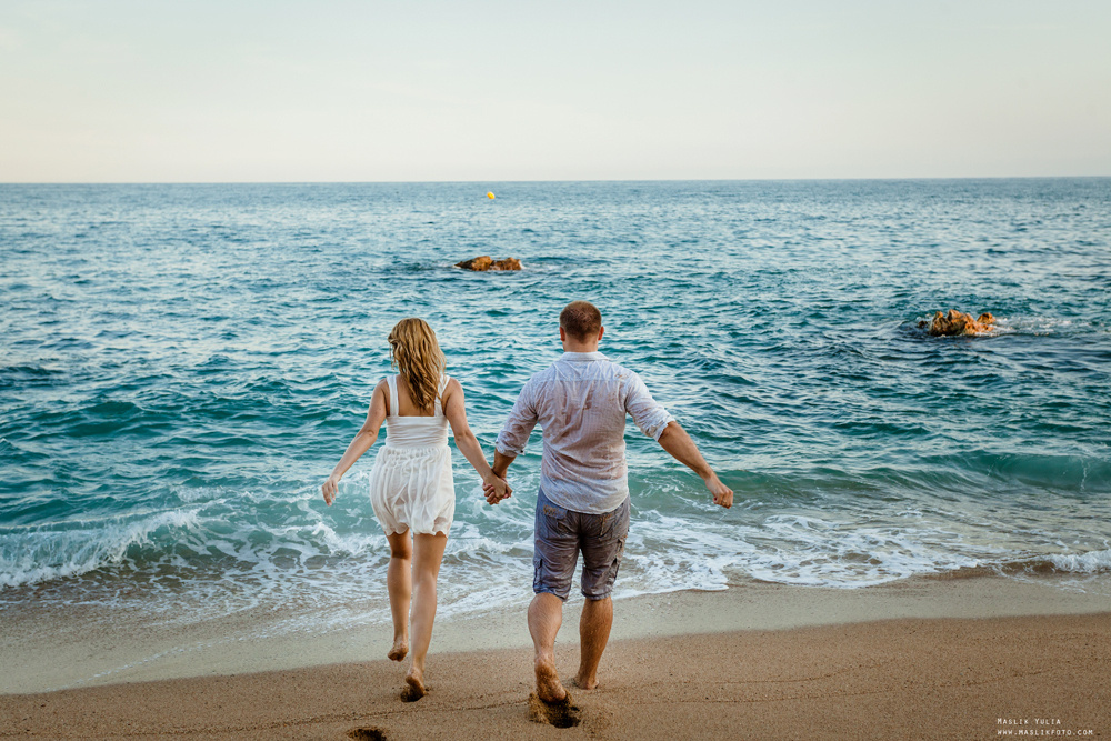 Przyjemna sesja zdjęciowa w Barcelonie. Fotograf w Barcelonie Hiszpanii Maslik Yulia