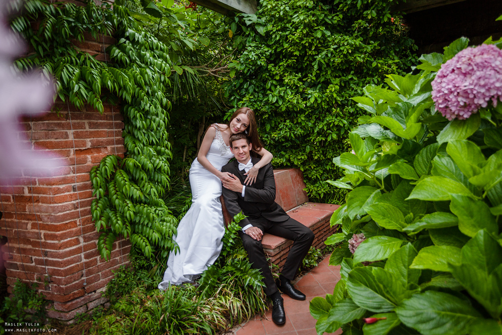 Свадебная фотосессия в Бланес. Фотограф в Барселоне Испании Маслик Юлия