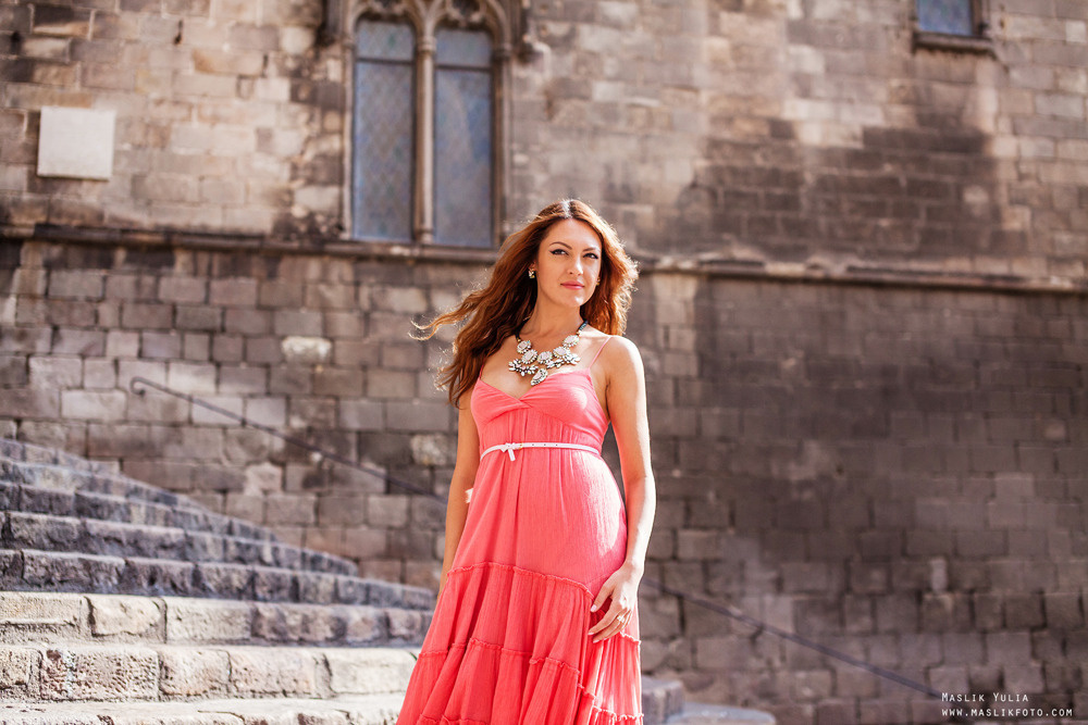Sesión de fotos individual en Barcelona. Fotógrafo en Barcelona  Maslik Yulia
