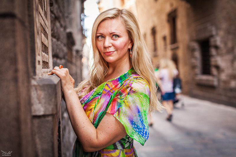 Sesión de fotos de mujeres en Barcelona. Fotógrafo en Barcelona  Maslik Yulia