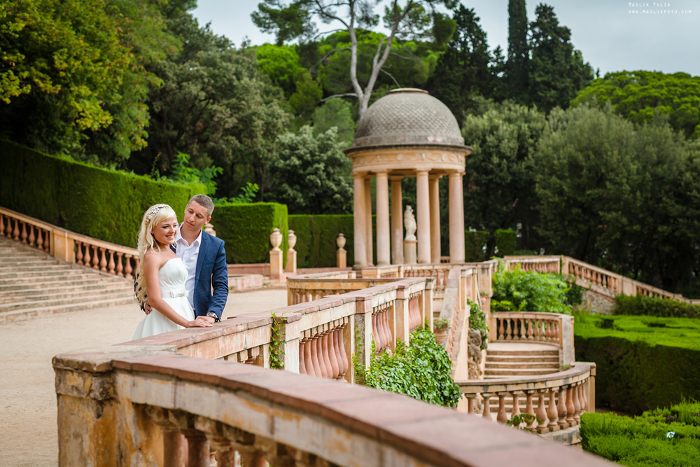 Фотосессия в парке Барселоны. Фотограф в Барселоне Испании Маслик Юлия