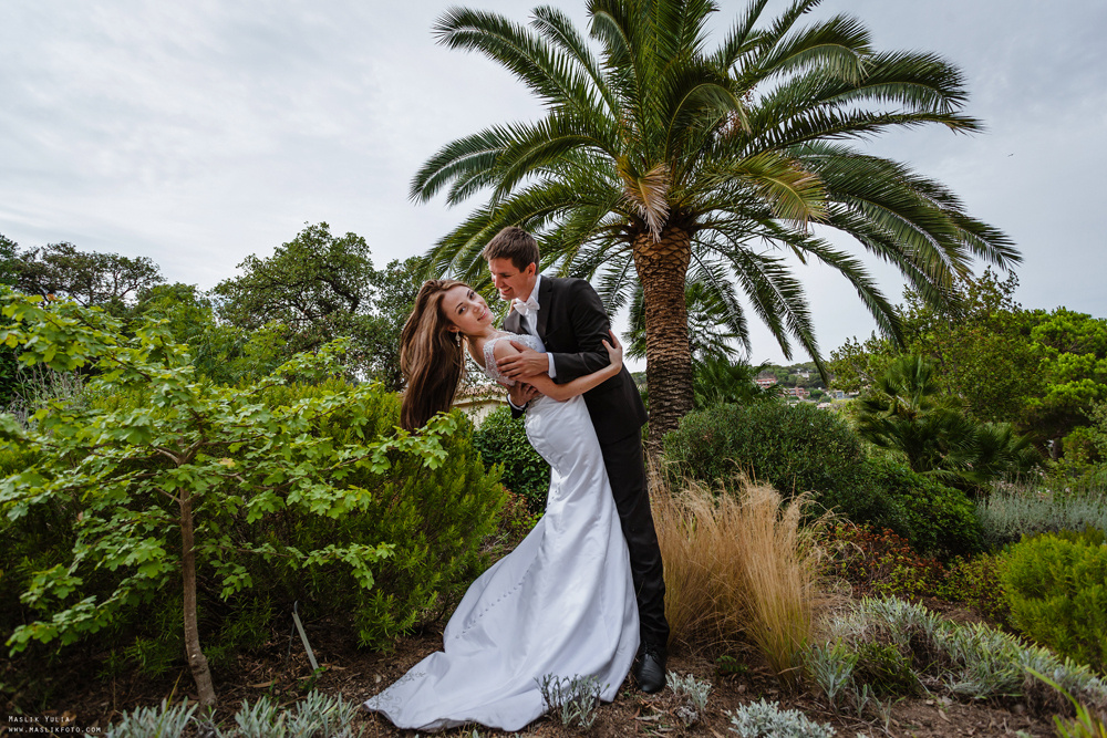Свадебная фотосессия в Бланес. Фотограф в Барселоне Испании Маслик Юлия