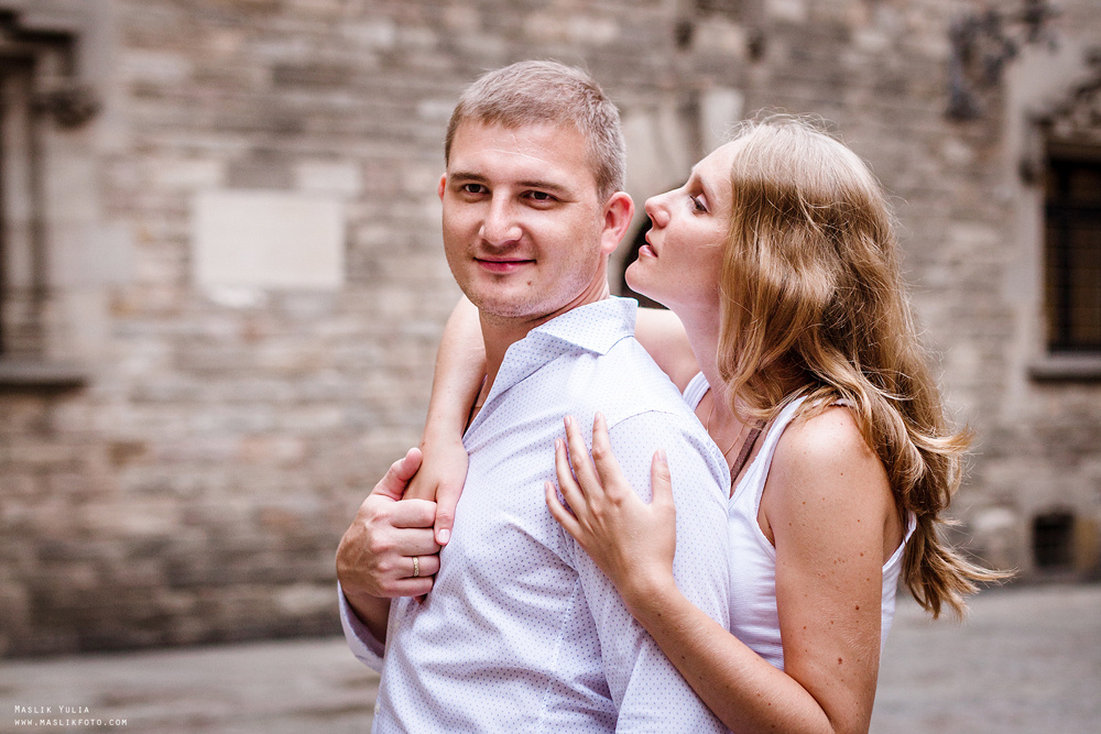 Wieczorna sesja zdjęciowa w Lloret de Mar. Fotograf w Barcelonie Hiszpanii Maslik Yulia