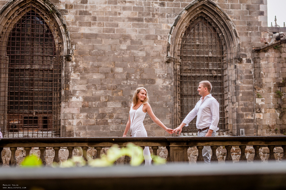 Wieczorna sesja zdjęciowa w Lloret de Mar. Fotograf w Barcelonie Hiszpanii Maslik Yulia