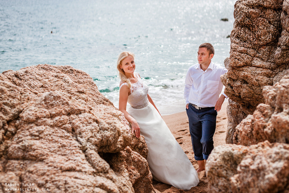 Дождливая фотосессия в Барселоне. Фотограф в Барселоне Испании Маслик Юлия