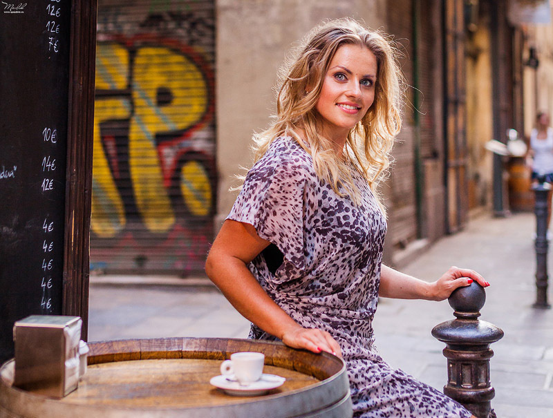 Sesión de fotos de moda en Barcelona. Fotógrafo en Barcelona  Maslik Yulia