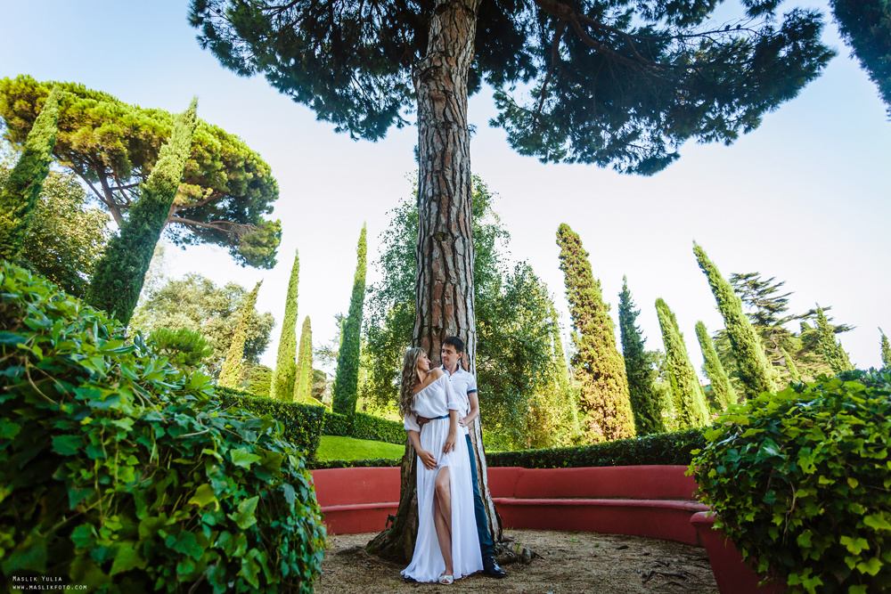 Sesión de fotos solares en Lloret de Mar. Fotógrafo en Barcelona  Maslik Yulia