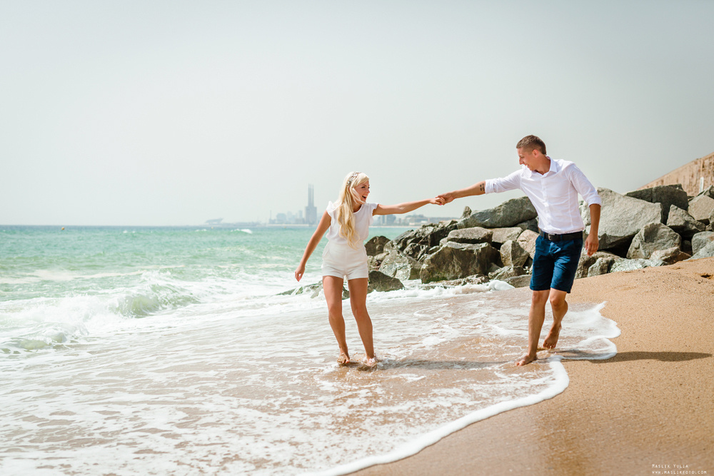 Фотосессия в парке Барселоны. Фотограф в Барселоне Испании Маслик Юлия