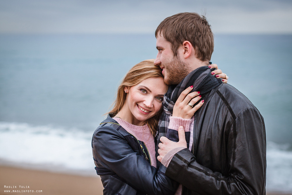 Sesión de fotos de invierno en Barcelona. Fotógrafo en Barcelona  Maslik Yulia