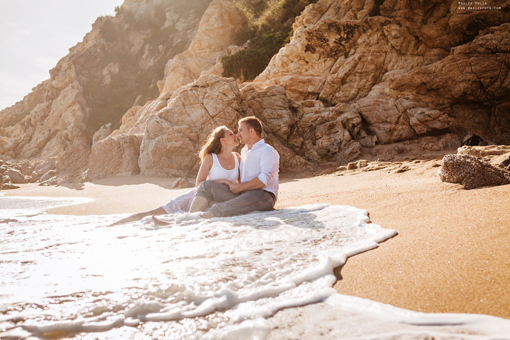 Wieczorna sesja zdjęciowa w Lloret de Mar. Fotograf w Barcelonie Hiszpanii Maslik Yulia