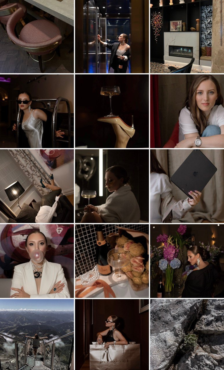 Візуальний дизайн для особистих та бізнес блогів IG. ANNA-MARIA PHOTO CONTENT CREATOR — фотограф, естет, художник і візуальний експерт Instagram у Празі