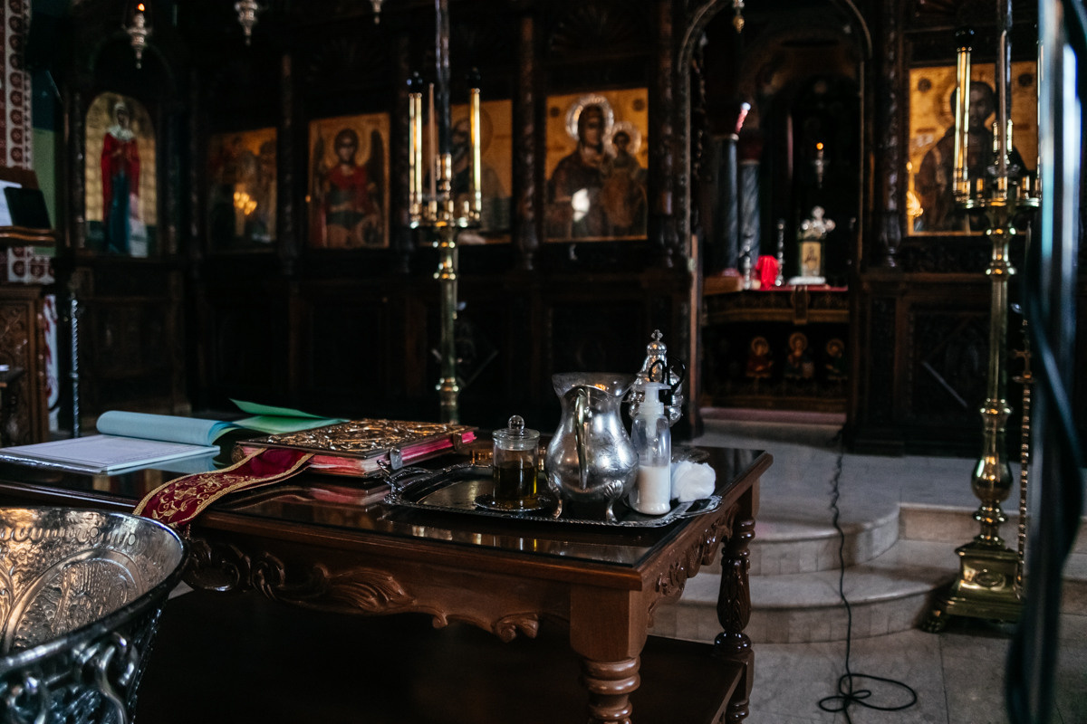 Фотограф на хрестини Гермасойя, Кіпр