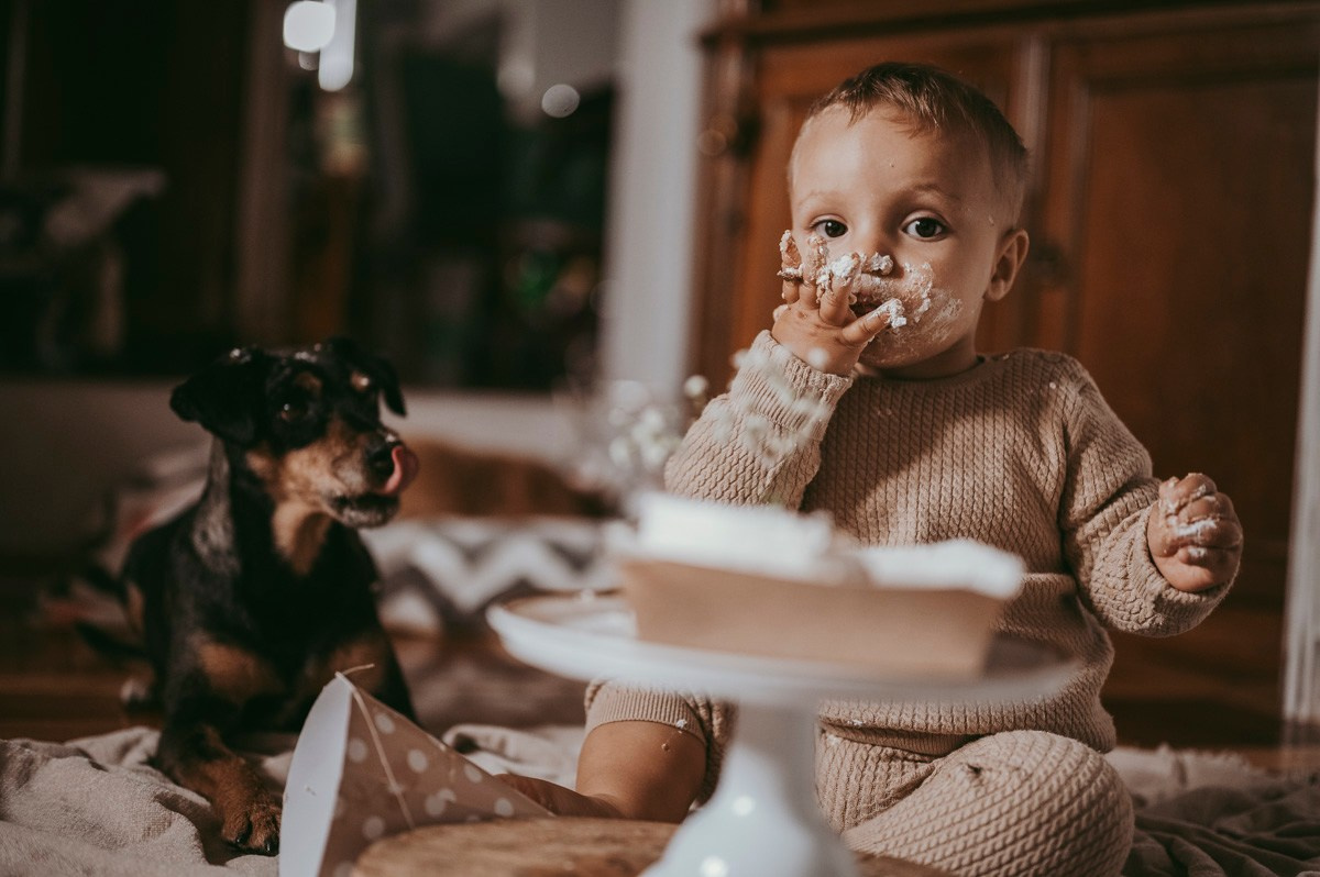 Filipova prva proslava rodjendan kod kuce. Deciji i porodicni fotograf u Beogradu Oksana Skendzic