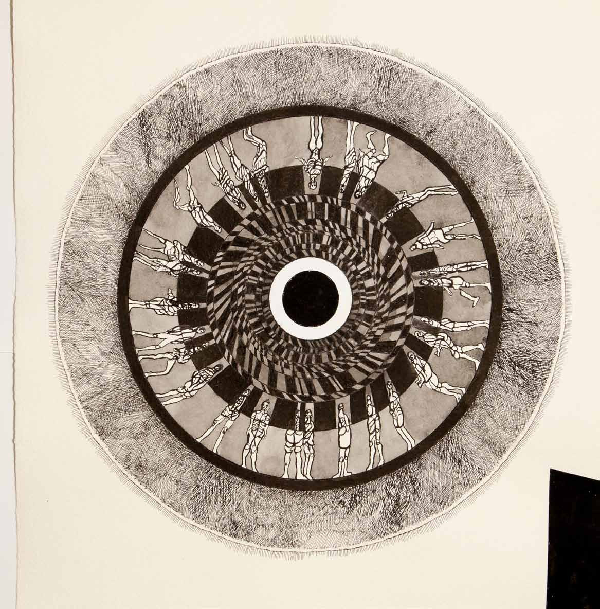 Mandala, painting, drawing, Andrzej Strumillo, Andrzej Strumillo, Mandala series, polish contemporary art, polish artist, contemporary art in modern Poland, contemporary polish artists, best polish painters, best polish artists, famous polish artists, Gallery Kordegarda, Kordegarda