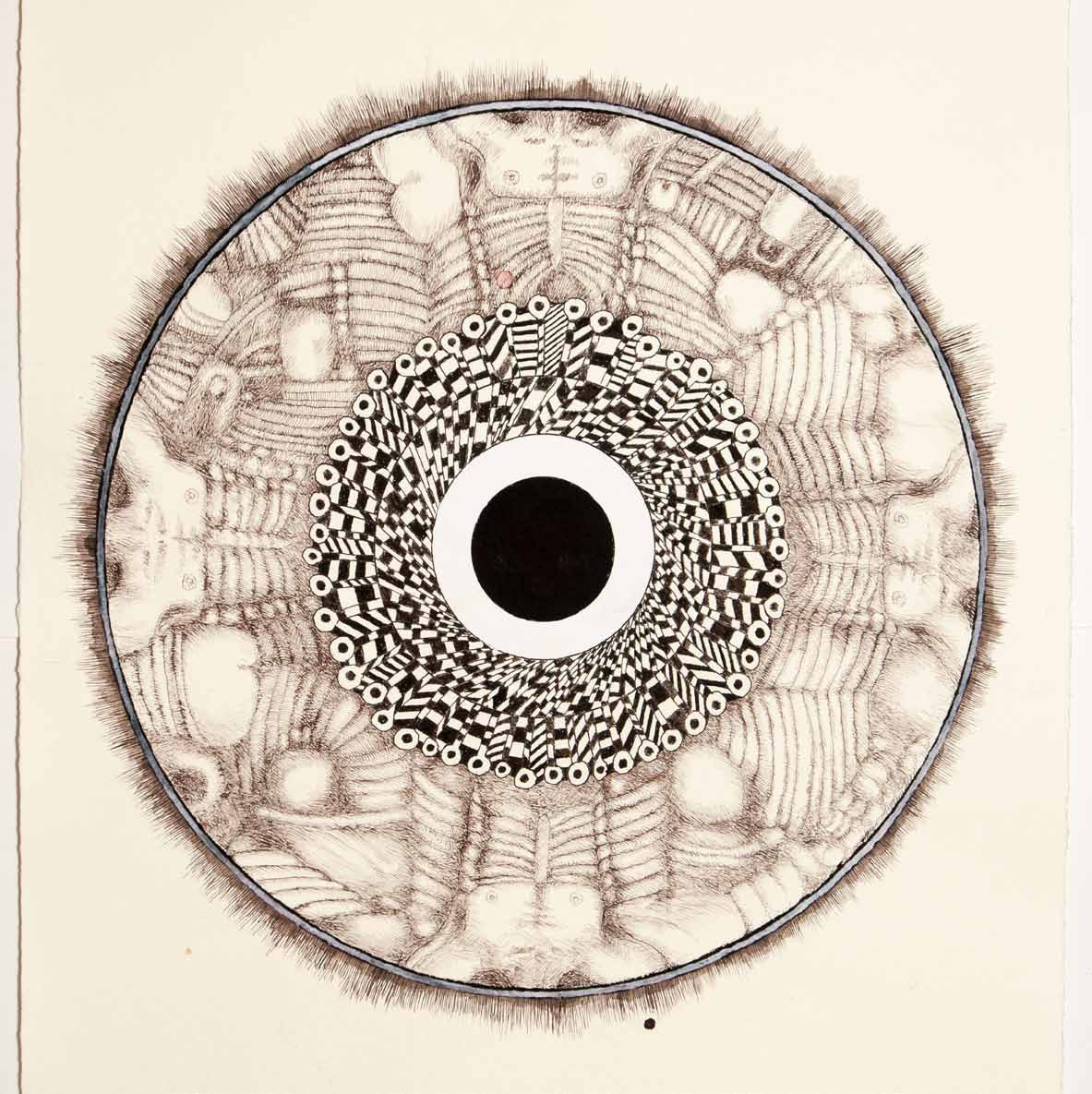 Mandala, painting, drawing, Andrzej Strumillo, Andrzej Strumillo, Mandala series, polish contemporary art, polish artist, contemporary art in modern Poland, contemporary polish artists, best polish painters, best polish artists, famous polish artists, Gallery Kordegarda, Kordegarda