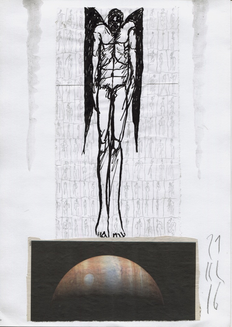 FLIGHT, sketches for paintings. Andrzej Strumillo