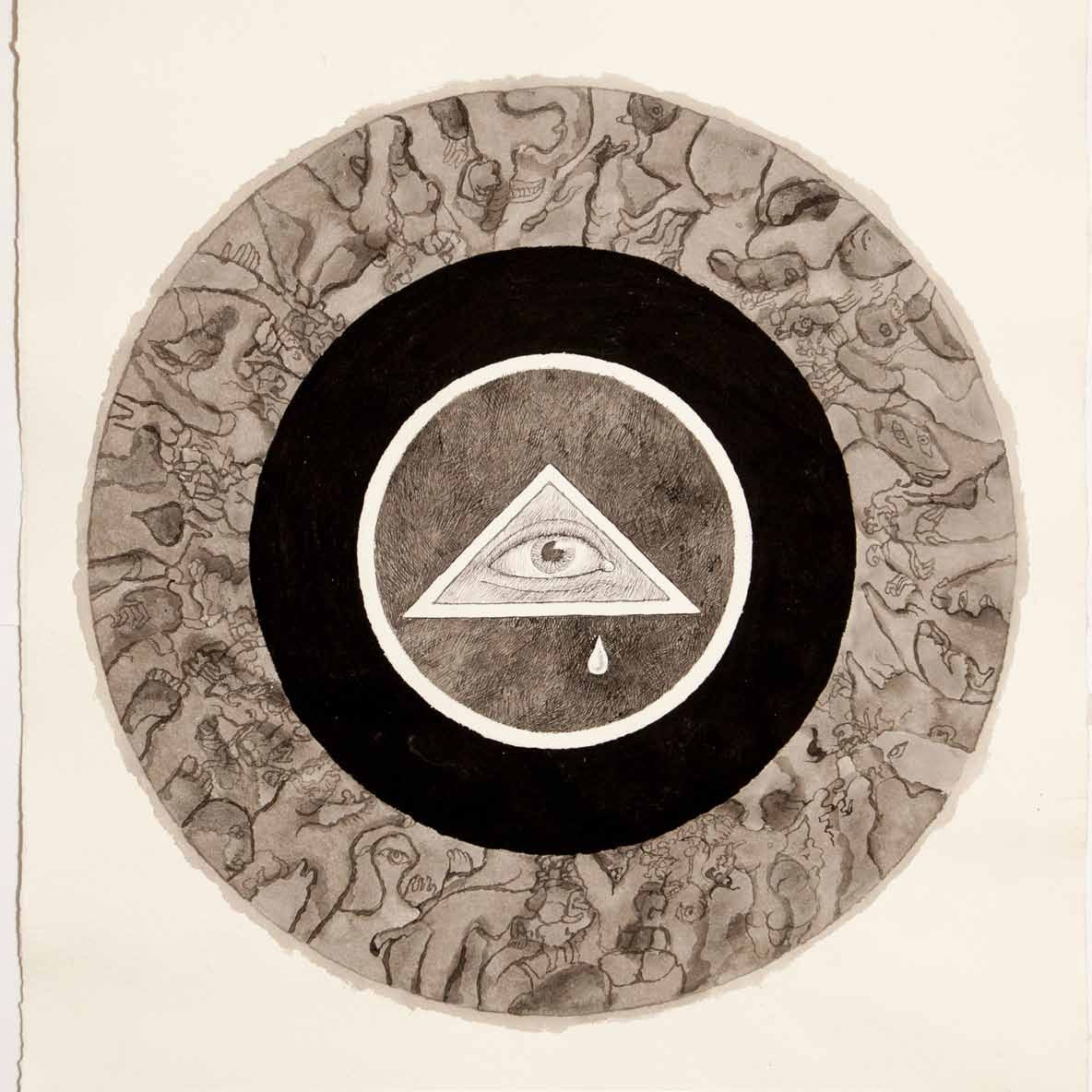 Mandala, painting, drawing, Andrzej Strumillo, Andrzej Strumillo, Mandala series, polish contemporary art, polish artist, contemporary art in modern Poland, contemporary polish artists, best polish painters, best polish artists, famous polish artists, Gallery Kordegarda, Kordegarda