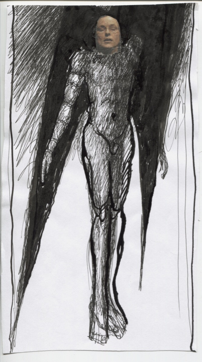 FLIGHT, sketches for paintings. Andrzej Strumillo