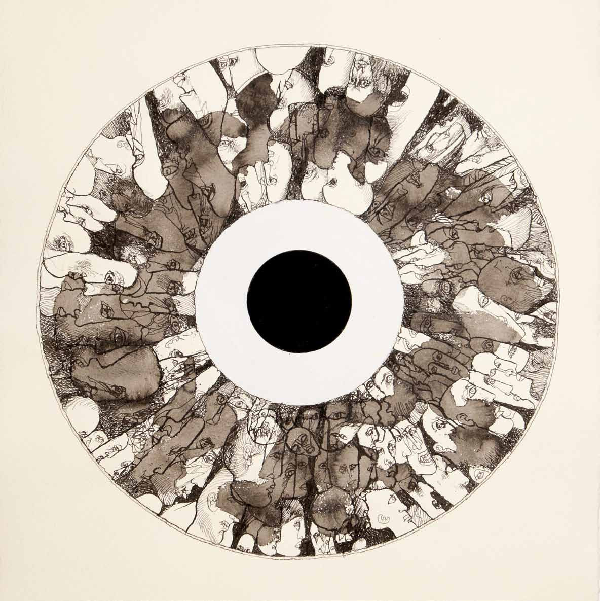 Mandala, painting, drawing, Andrzej Strumillo, Andrzej Strumillo, Mandala series, polish contemporary art, polish artist, contemporary art in modern Poland, contemporary polish artists, best polish painters, best polish artists, famous polish artists, Gallery Kordegarda, Kordegarda