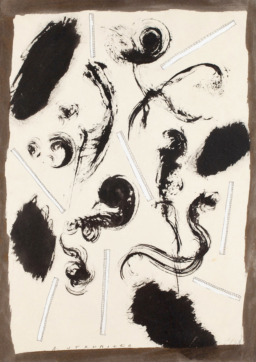"Ships", 29 x 42 cm – 1965