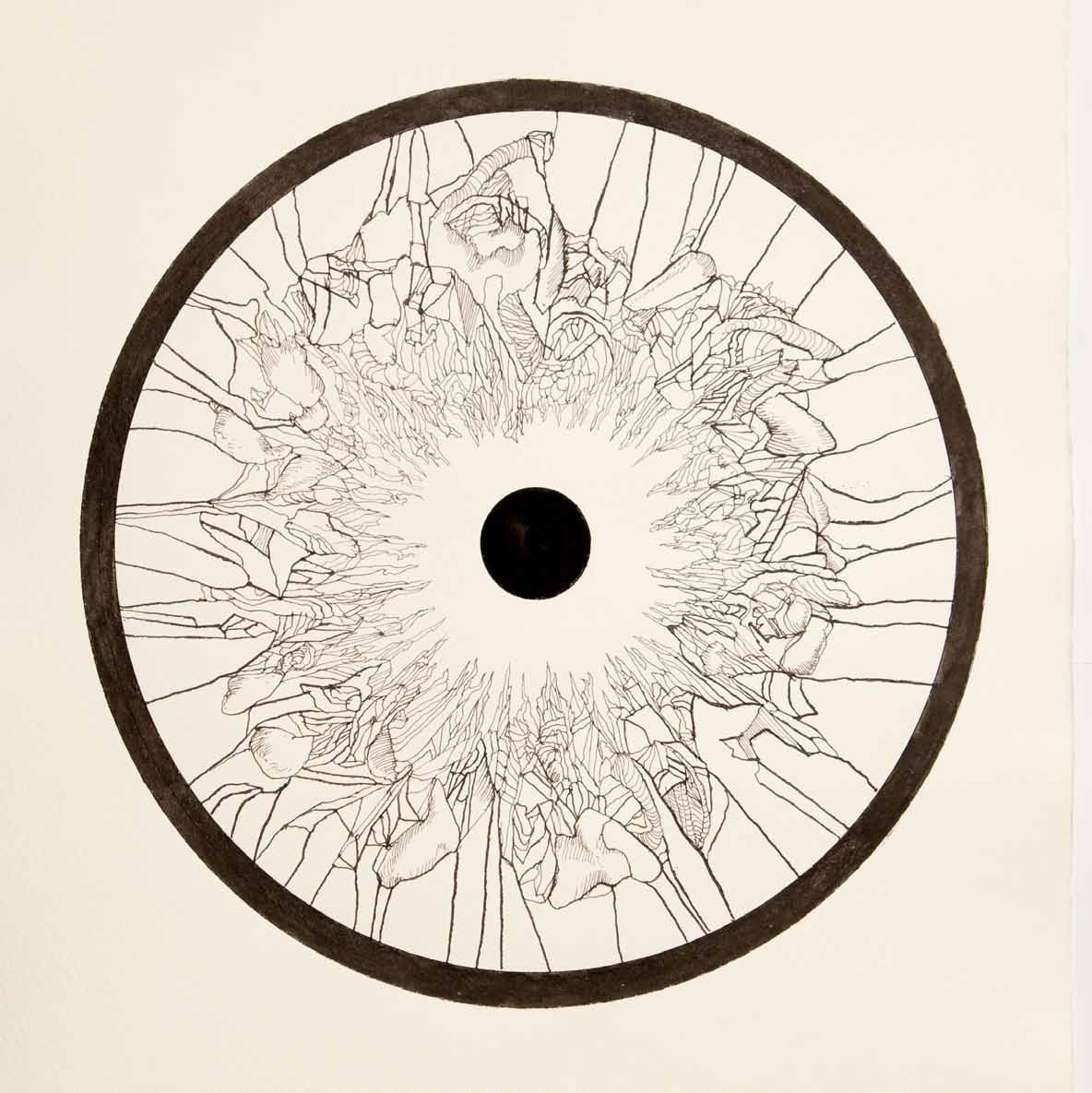 Mandala, painting, drawing, Andrzej Strumillo, Andrzej Strumillo, Mandala series, polish contemporary art, polish artist, contemporary art in modern Poland, contemporary polish artists, best polish painters, best polish artists, famous polish artists, Gallery Kordegarda, Kordegarda