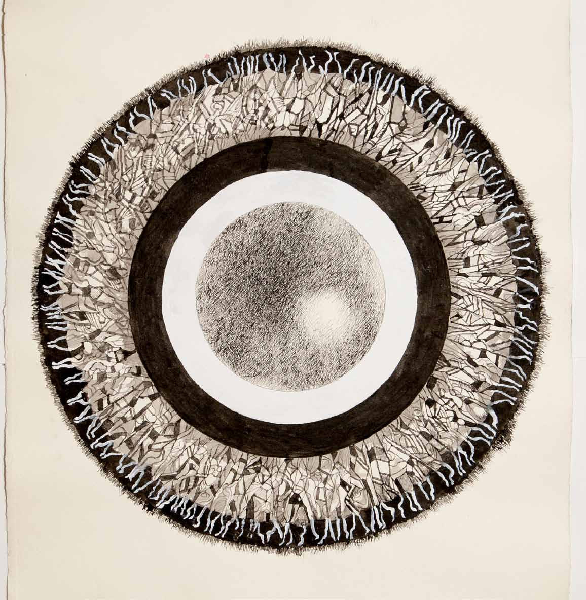 Mandala, painting, drawing, Andrzej Strumillo, Andrzej Strumillo, Mandala series, polish contemporary art, polish artist, contemporary art in modern Poland, contemporary polish artists, best polish painters, best polish artists, famous polish artists, Gallery Kordegarda, Kordegarda