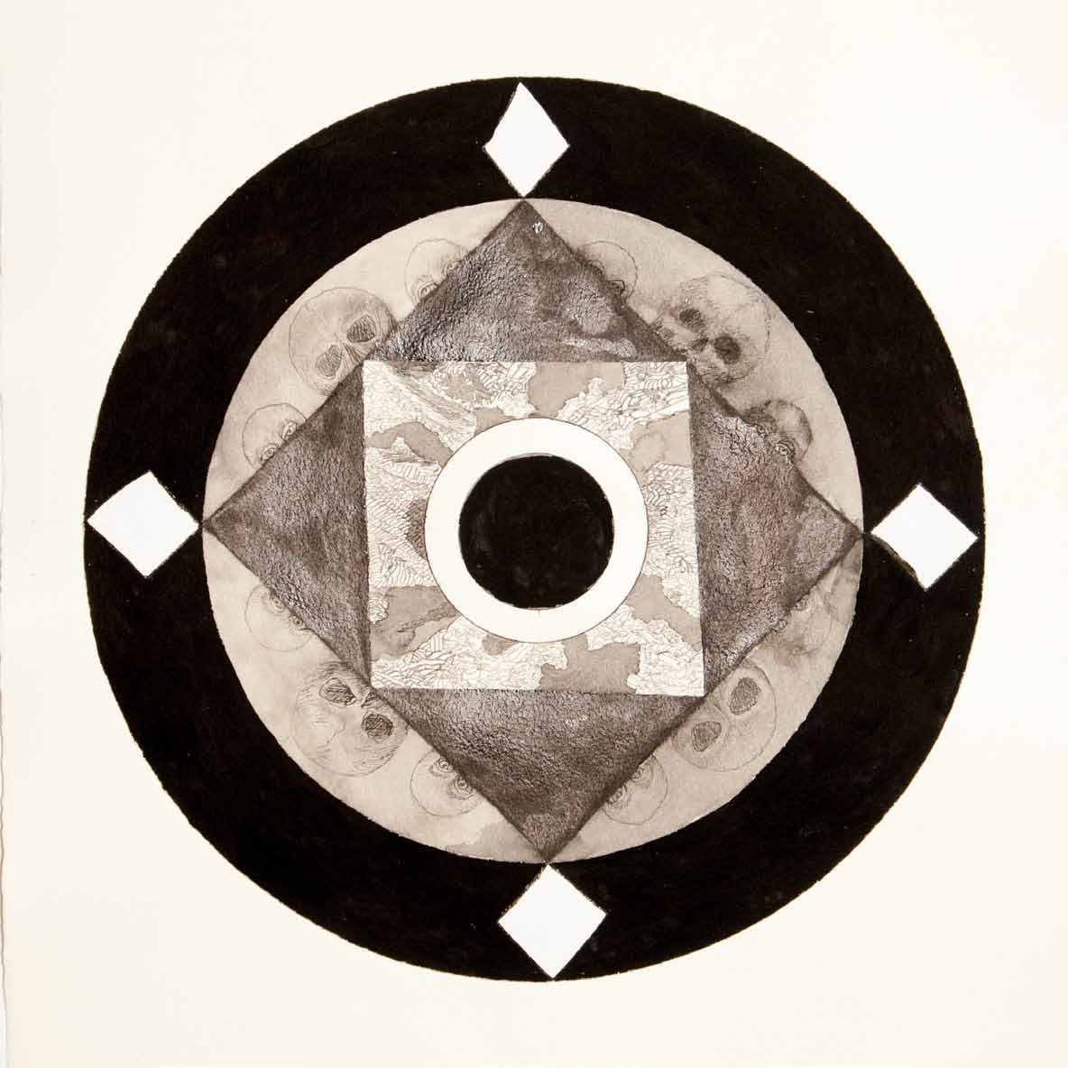 Mandala, painting, drawing, Andrzej Strumillo, Andrzej Strumillo, Mandala series, polish contemporary art, polish artist, contemporary art in modern Poland, contemporary polish artists, best polish painters, best polish artists, famous polish artists, Gallery Kordegarda, Kordegarda